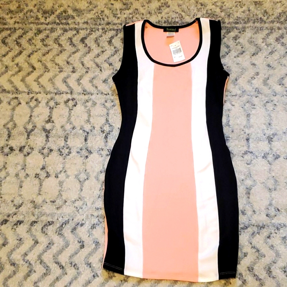 Blush Form Fitted Short Dress